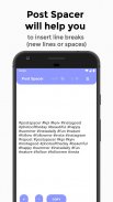 Post Spacer - Spaces for Insta screenshot 1