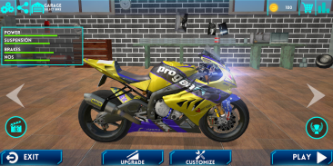 Crazy Bike Driving Simulator Impossible Sky Tracks screenshot 7