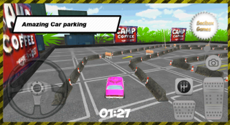 Military Pink Car Parking screenshot 0