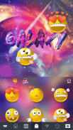 Galaxy Emoji keyboard Theme screenshot 5