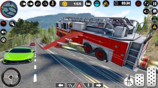 Flying Fire Truck Simulator screenshot 5