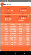 Pace One. Running pace calculator. screenshot 0