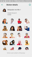 Malayalam Movie Actors Sticker screenshot 3