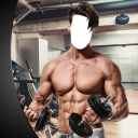 montage bodybuilder foto Icon