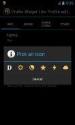 Profile Widget Lite screenshot 1