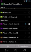 BN Pro Roboto-b Neon HD Text screenshot 0
