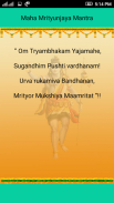 Maha Mrityunjaya Mantra screenshot 3