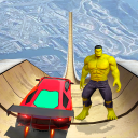 Spiderhero Mega Ramp Car Stunt