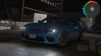 SRT Charger : Dodge Muscle Driving screenshot 0