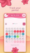 Period Calculator: Fertile Days & Menstrual Cycle screenshot 2