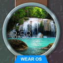 Watch Face Waterfall Wallpaper