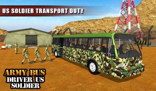 Army Bus Driver US Soldier Transport Duty 2017 screenshot 10