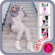 Hijab Jeans Fashion Style screenshot 0