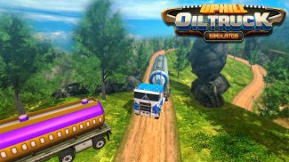 Uphill Oil Truck Simulator - Transporter 2018 screenshot 1