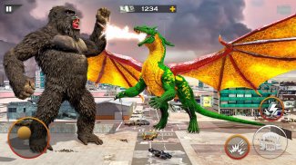 Monster Dinosaur Rampage Game screenshot 1