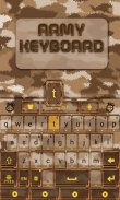 Army GO Keyboard Theme & Emoji screenshot 4