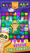 Spooky Cookie Party : Sweet Blast Puzzle Games screenshot 1