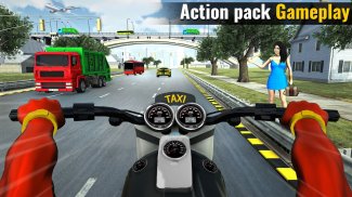 Superhero Bike Taxi: Bike Game screenshot 3