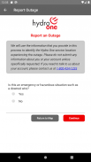 Hydro One Mobile App screenshot 1