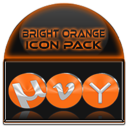 Bright Orange Icon Pack Icon
