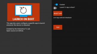 Launch on Boot screenshot 0