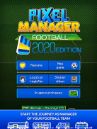 Pixel Manager: Football 2020 Edition screenshot 5
