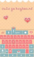 Cute GO Keyboard Theme screenshot 3