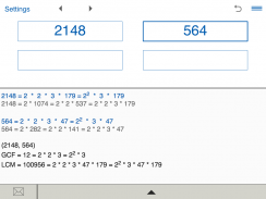 Prime Factor Calculator screenshot 1