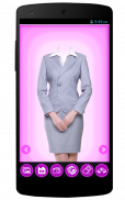 Women Suit Photo Editor Frame screenshot 2