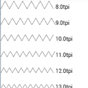 Threads Per Inch/mm Identifier Icon