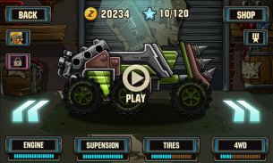 แข่งรถชนผีดิบ - Zombie Racing screenshot 2