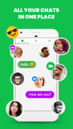 Videollamadas, mensajes, chat screenshot 1