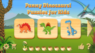 Динозавры - пазлы для детей screenshot 0