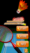 Badminton android game screenshot 1