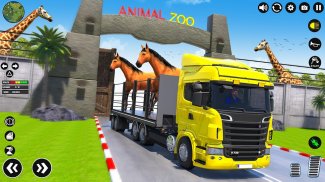 Animal Transport Truck Driving screenshot 0