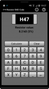 Resistor SMD code calculator screenshot 3