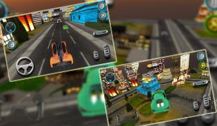 Free Sports Car Flying 3d 2018 screenshot 0