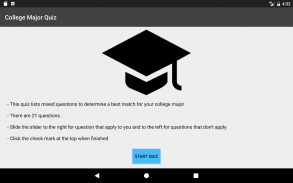 College Major Quiz screenshot 6