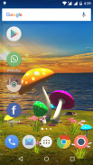 3D Mushroom-Sun Live Wallpaper screenshot 1