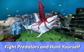 Ocean Squid Simulator - dive into animal survival! screenshot 11