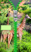 Giraffe Zipper Lock Screen screenshot 3