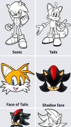 How to draw Sonic the hedgehog screenshot 5