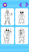 Sans Coloring Book screenshot 2