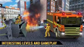 Real City Heroes Fire Fighter Games 2018 🚒 screenshot 3