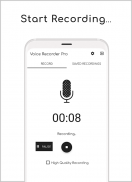 Voice Recorder Pro screenshot 1