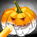 Halloween Coloring Book - Coloring Pages Games Icon