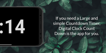 Digital Clock Count Down - Clock Timer screenshot 1