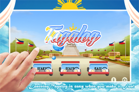 Learn Tagalog Bubble Bath Game screenshot 0