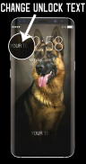 German Shepherd Dog Lock Screen screenshot 1