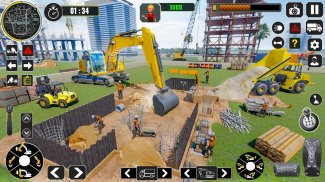 Excavator Construction Game screenshot 1